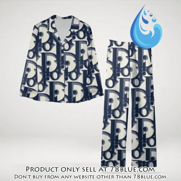 Trending luxury dior satin pajama set pjs1044 78b2038602